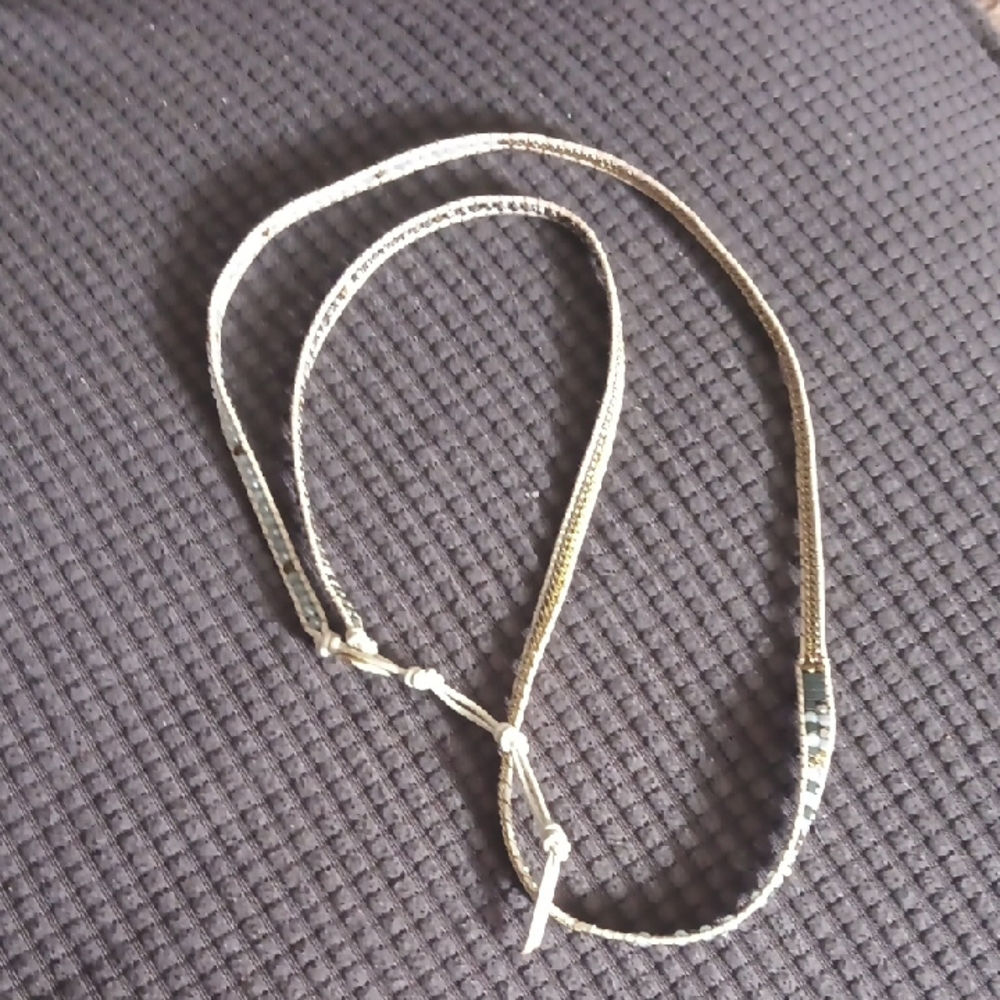 Nakol Elegant Gold and Silver Women's Necklace, Excellent Condition